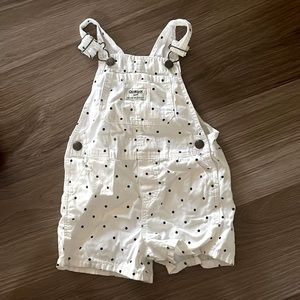 LNC, OSH KOSH overall shorts—size 3T